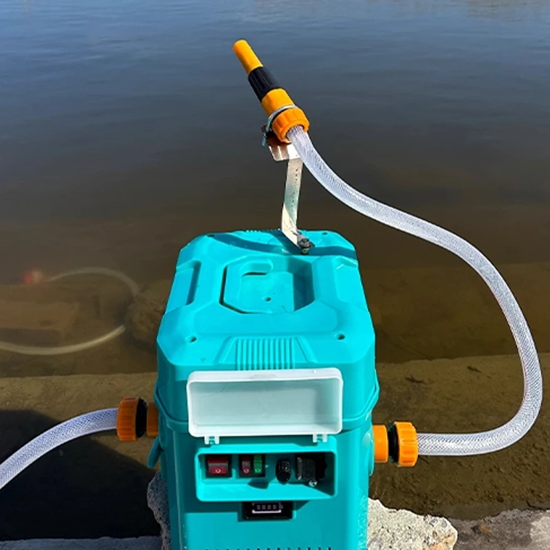 مسدس رش جديد متعدد الوظائف، مسدس رش قوي لزراعة بركة الأسماك والروبيان وسرطان البحر، بخاخ مطهر أوتوماتيكي بالكامل، قارب متأرجح للأسماك #5