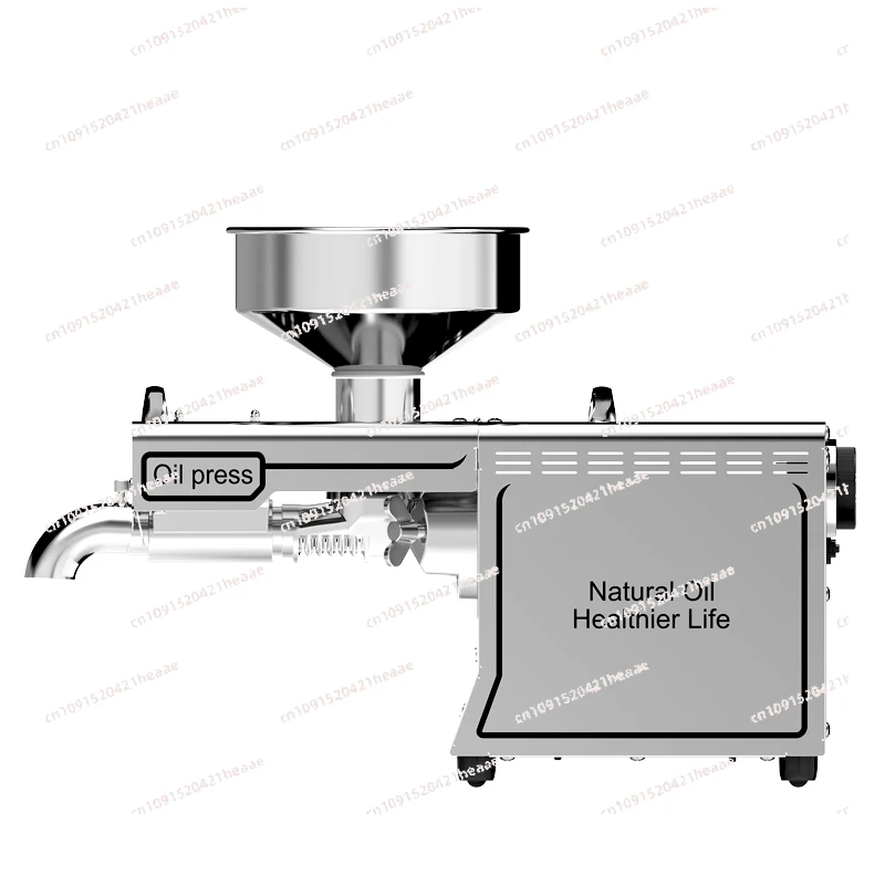 Suitable for 110V/220V Dual Voltage,Low Noise Easy Clean Small /Household, Food Grade Stainless Steel Upgraded Oil Press Machine