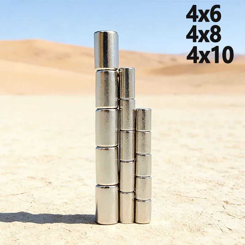 20-200pcs 4x6 4x8 4x10mm Magnet N35 NdfeB Fridge Craft Diy Accessory Magnet Powerful Neodymium Magnet Permanent Magnetic Imanes