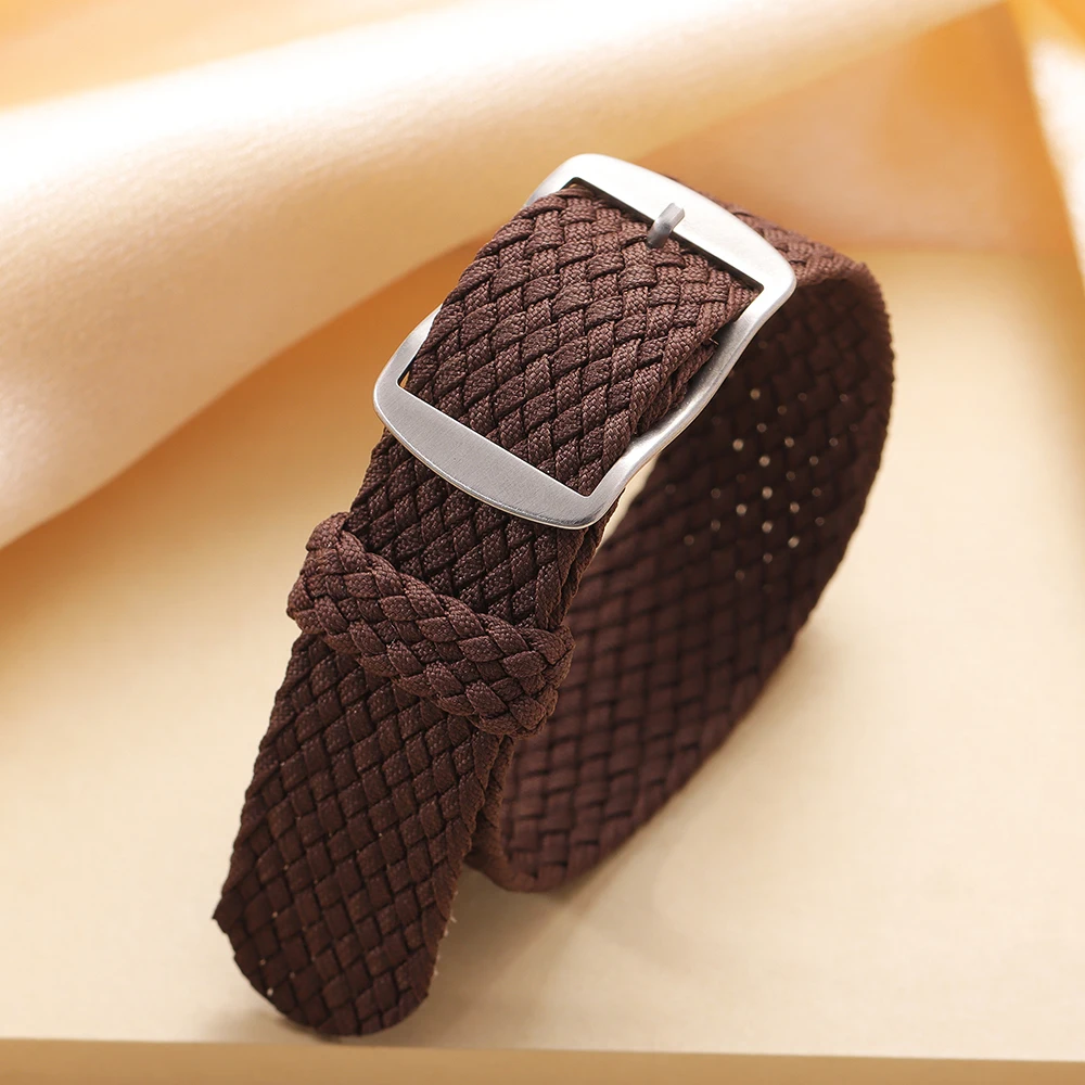 14mm 16mm 18mm 20mm 22mm Nylon Woven Canvas Uhrenarmband für Perlon für Omega Armband Armband Männer Frauen Sport Armband Zubehör