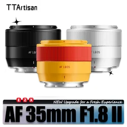 TTArtisan AF 35mm F1.8 II APS-C Frame Large Aperture Lens for Camera Portrait Photography with Fuji XT30 Sony E A7RIII Nikon ZFC