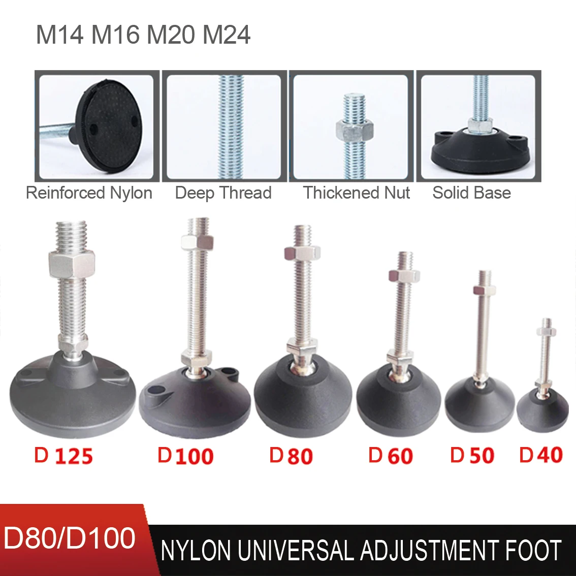 1Pc D80/100 Nylon U…