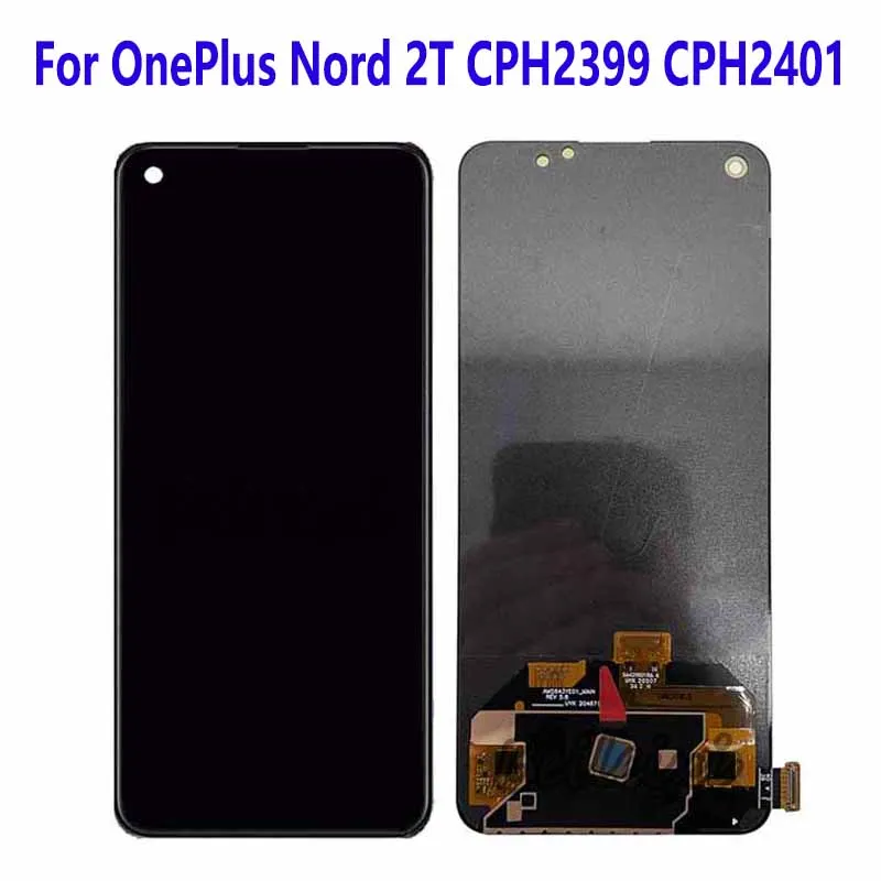 For OnePlus Nord 2T CPH2401 CPH2399 LCD Display Touch Screen Digitizer Assembly Replacement Accessory