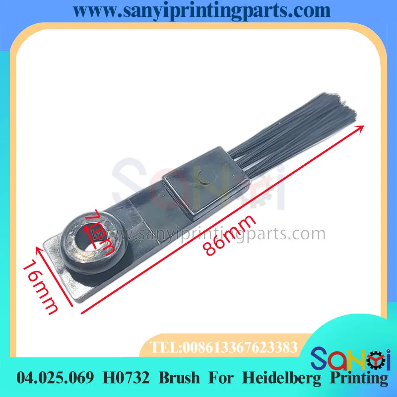 10 Pieces 04.025.069 H0732 Brush For Heidelberg OF GTO Printing Machine Parts