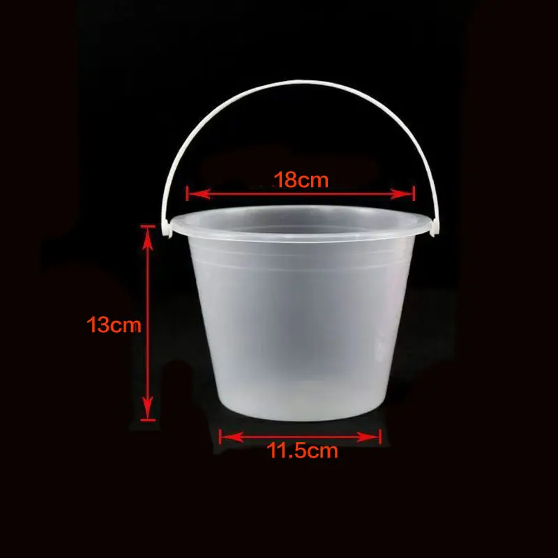 5/10개 페인트 버킷 대용량, 브러시 및 롤러에 쉽게 매칭 가능, 흰색