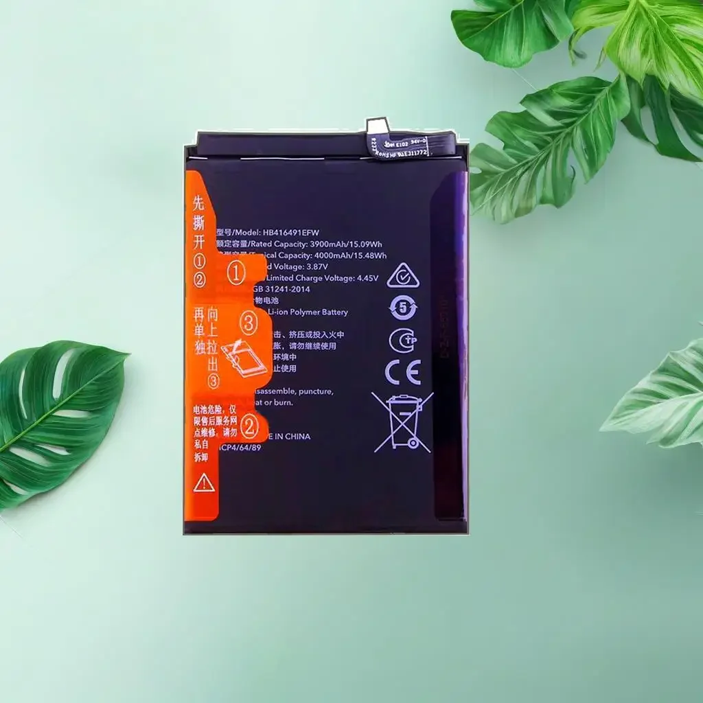 

Аккумулятор 4000 мАч для мобильного телефона Huawei Honor X40i Play 6T Pro 7T HB416491EFW, высокое качество