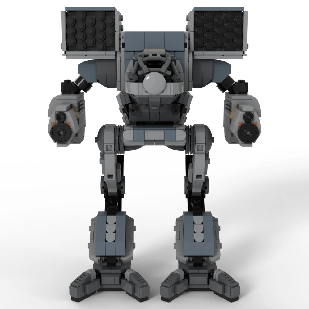 Gobricks MOC Vlooien BattleMecheds Mech robot Bouwstenen Model Hout Wolf OmniMech Bricks Gemonteerd Speelgoed voor Kinderen Gift