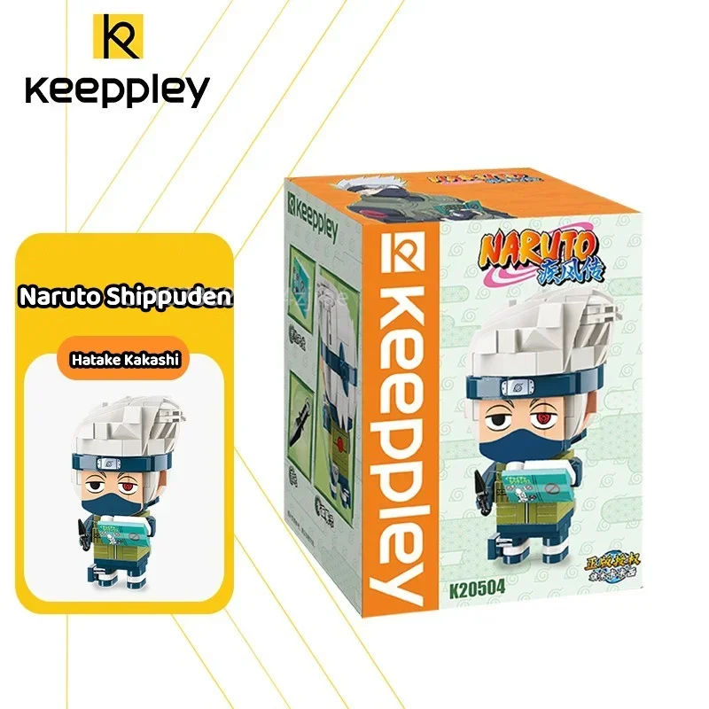 Keeppley Naruto Building Blocks Street Scene Anime Character Assembly Model Ornaments Educational Toys Collection Gift