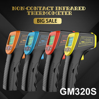 LCD Digital -50~600℃ / -58~1112℉ GM320S Non-Contact Industrial Infrared Thermometer IR High Temperature Gun Laser-Pointer