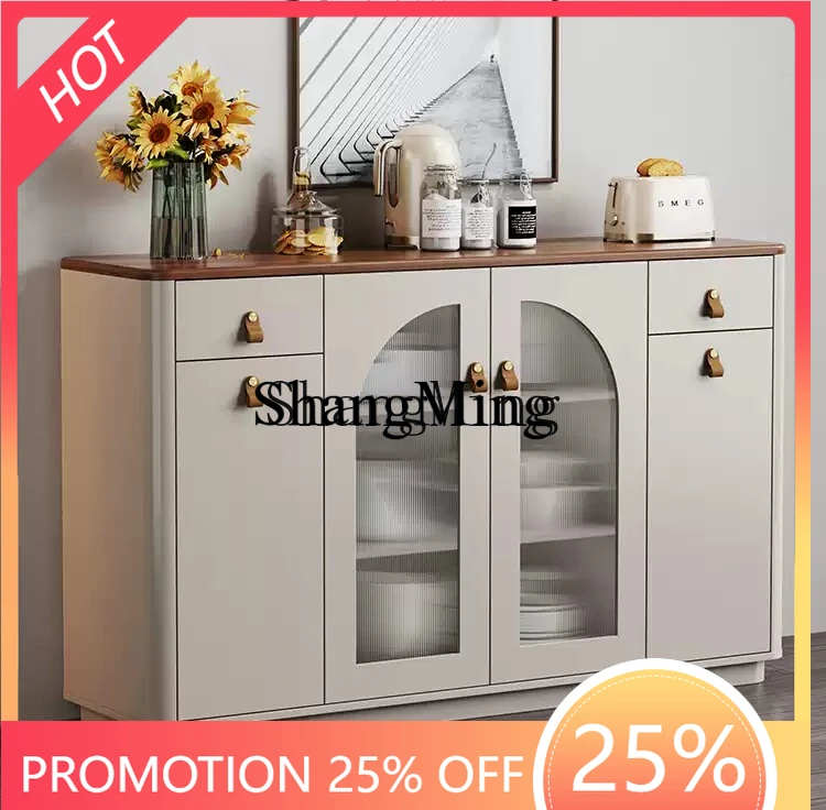 FG good-looking  medieval style dining side household wall side cabinet modern simple locker restaurant storage cabinet