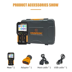 HUMZOR-NC601 OBD2 Diesel Engine Test Tool, Fault Finding e equipamentos de remoção, diagnóstico rápido, gasolina, entrega gratuita