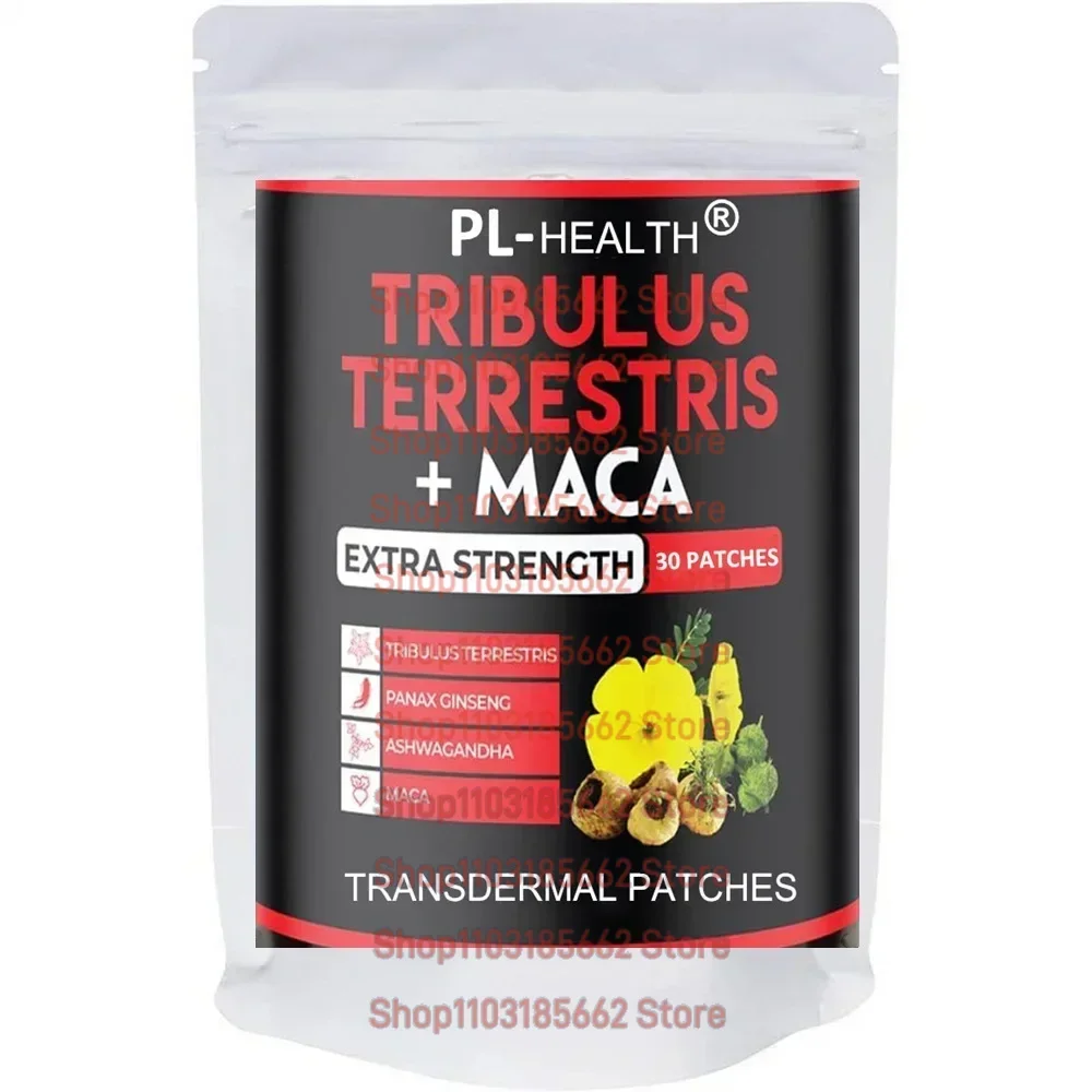 

Tribulus Terrestris Transdermal Patches Combined with Ashwagandha, Panax Ginseng Boost Energy, Mood, Stamina 30 Patches