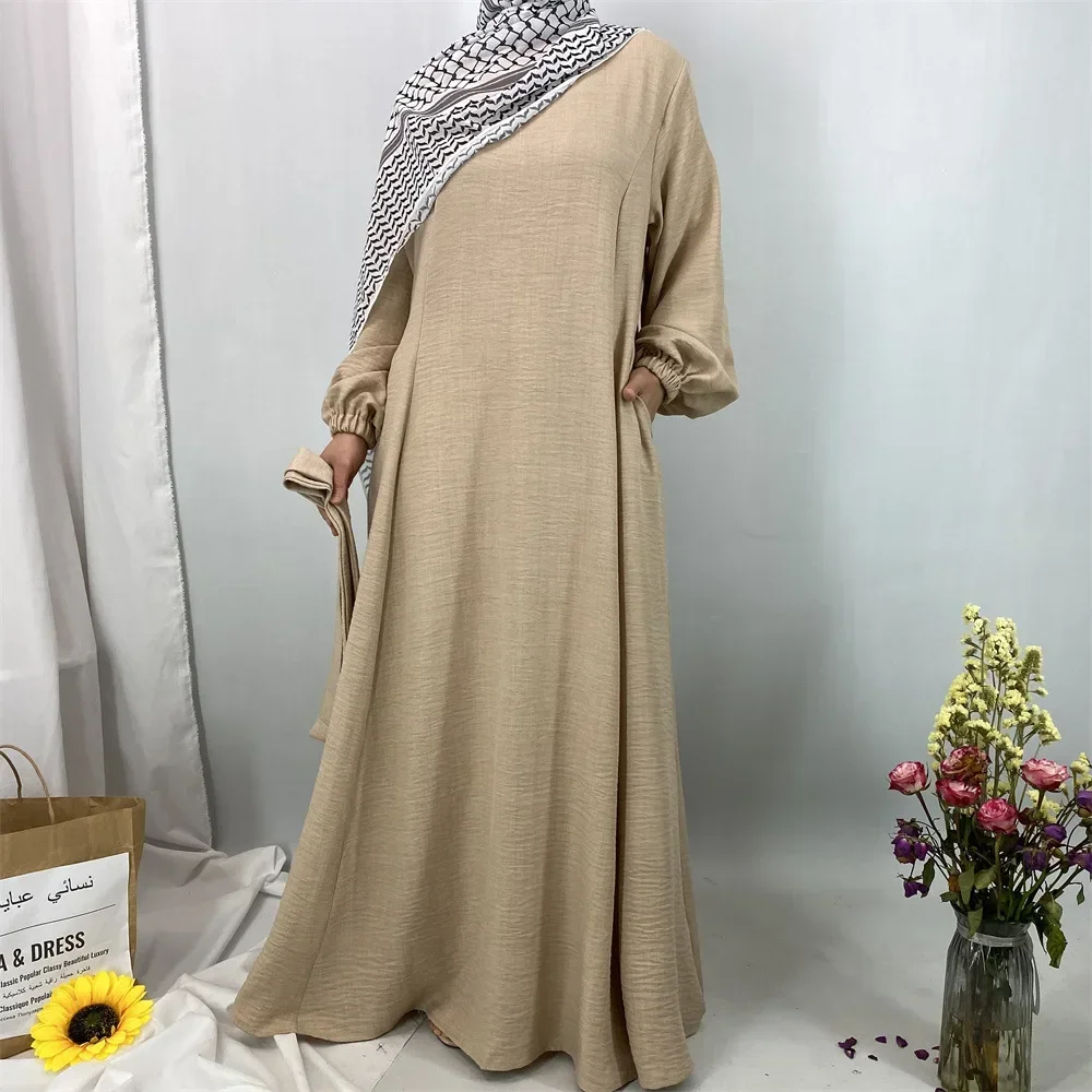 

Eid Ramadan Muslim Women Maxi Dress Dubai Abayas Turkey Kaftan Kebaya Caftan Loose Jalabiya Femme Arab Robe Jalabiya Islamic New