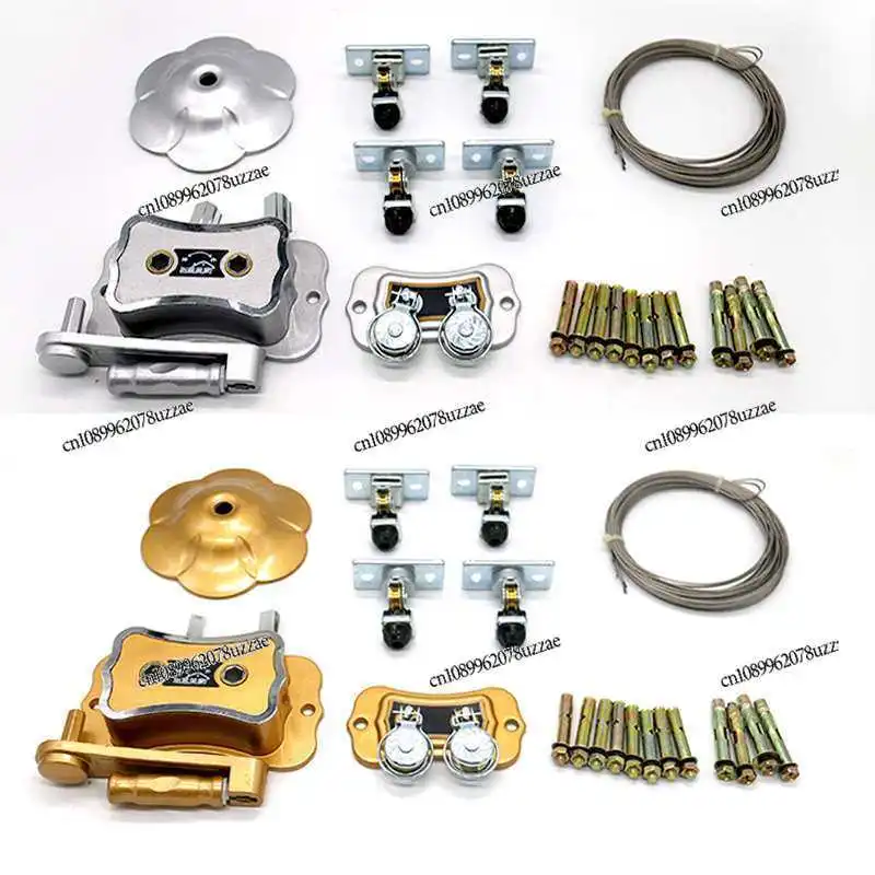 wbz7-バルコニー物干しラック-リフティングダブルロッドアクセサリー-多様な組み合わせ-ハンドクランク-コーナープーリー-スチールワイヤー