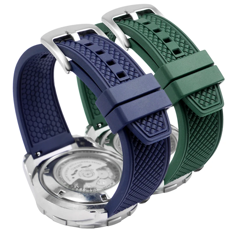 YOPO Fluoroelastomer Watchband Suitable For Huawei Watch GT3 Universal WatchStrap Dustproof Rubber Strap Quick Disassembly