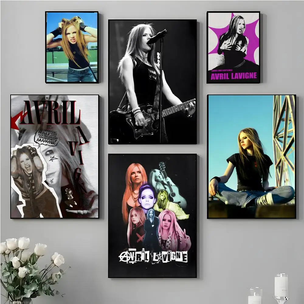 Punk Avril Ramona Lavignes Poster High-definition poster stickers ideal gifts for bedrooms living rooms