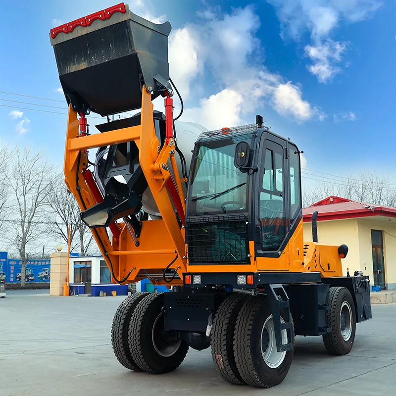 High Quality China Self-loading Cement Concrete Mixer Truck Price