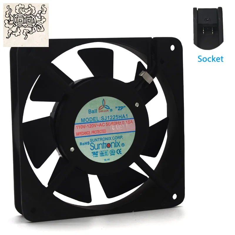 

Ltsf For 12cm Ventilador De Muffin AXIAL 1225, 115V, 120V, CA, 120mm X 25mm, Alta Velocidad Proyectos De Escape De Refrigeración