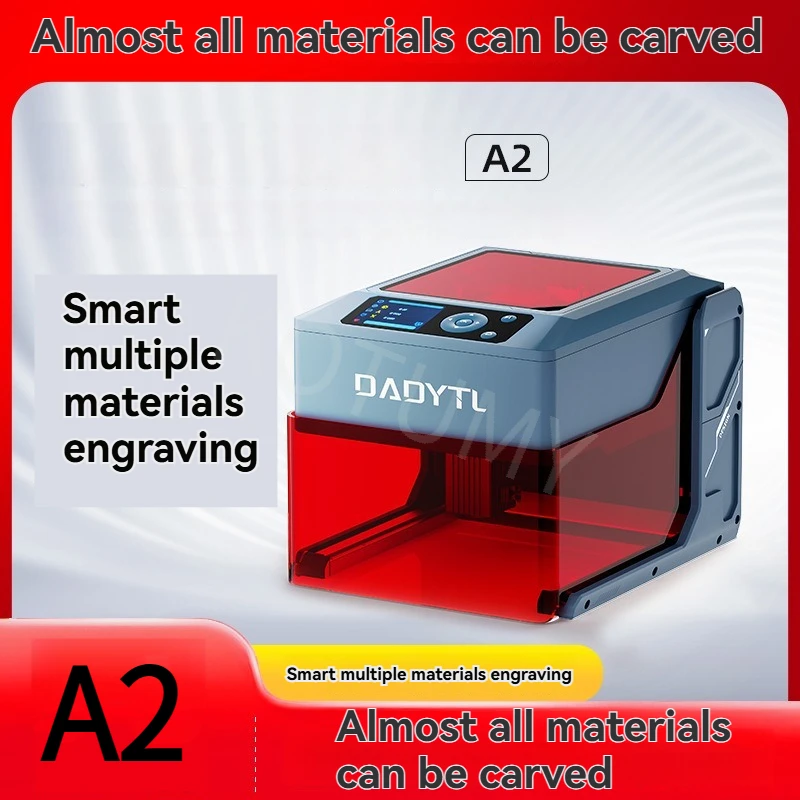 Carving Range 100 * 100mm Fully Automatic Cutting Portable Laser Carving Machine Small Leaf Marking Mini Wood Metal
