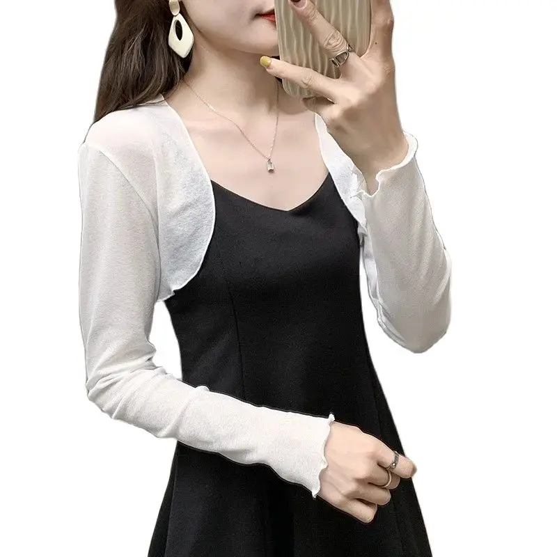 Black Pink White Bolero Women Open Front Party Dress Cape Shrug Ladies Chiffon Cardigan Wedding Jacket Bridal Wraps Shawls