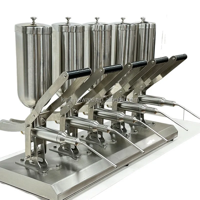5L*5 Manual Filler Donut Churros Filling Machine for Sale