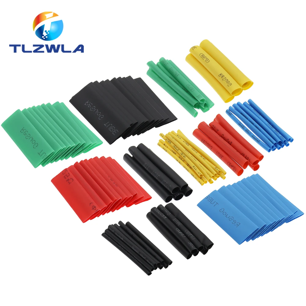 530Pcs Color Weatherproof Heat Shrink Sleeving Tubing Tube Assortment Kit Electrical Connection Electrical Wire Wrap Cable