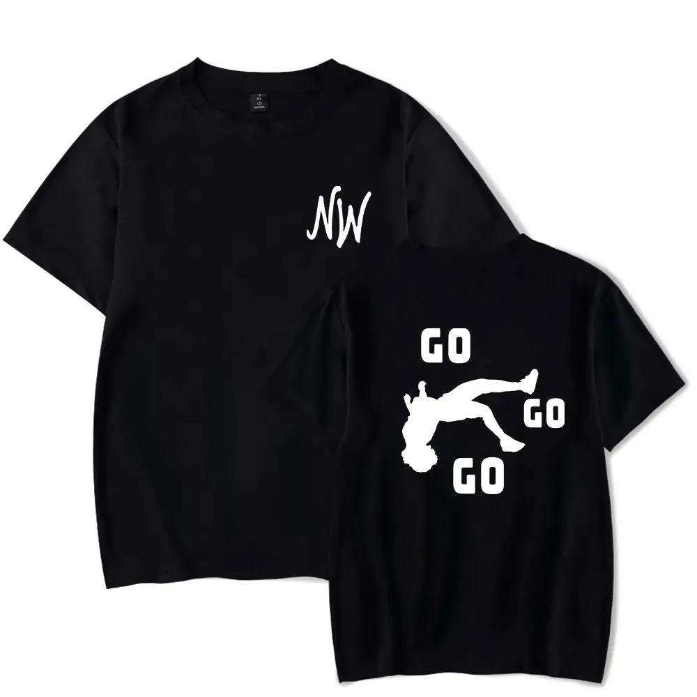 Nidal Wonder Go Go Go Short Sleeve Tee Women Men Crewneck Fashion T-shirt