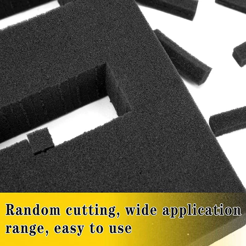 12 PCS Pick Apart Foam Insert - Pluck Pre Square Sheet Foam With Bottom Use For Board Game Box Cases Storage Drawer B