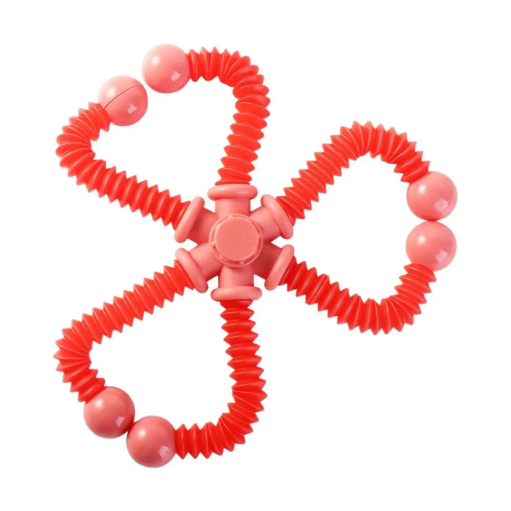 Children Fidget Spinner Toys Autism Sensory Pop Tubes Transformable Stress Relief Fingertip Gyros Toy for Adults Kids Gifts