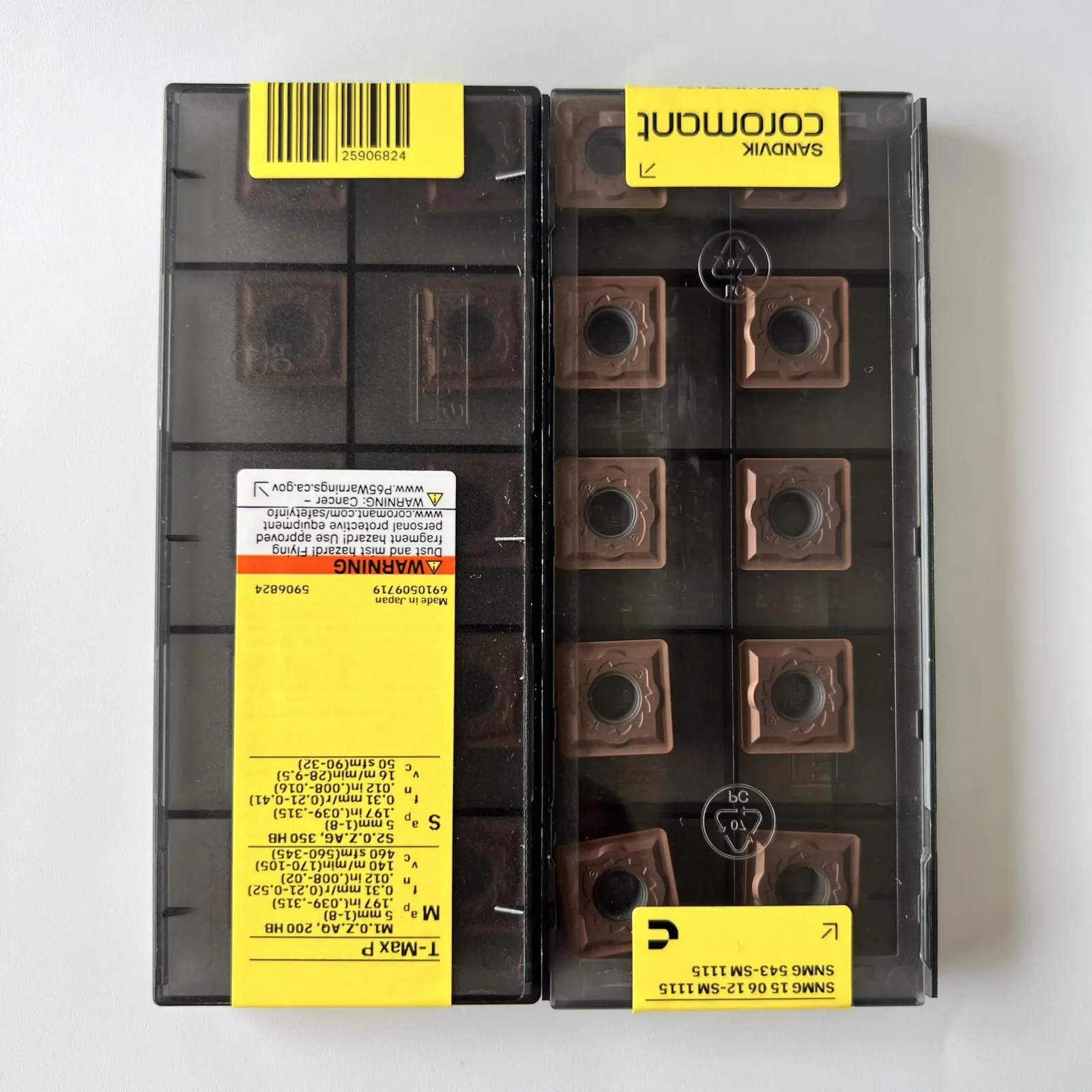 

SANDVIK / SNMG150612-SM 1115 / Оригинальное шведское лезвие из твердого сплава, 10 шт.