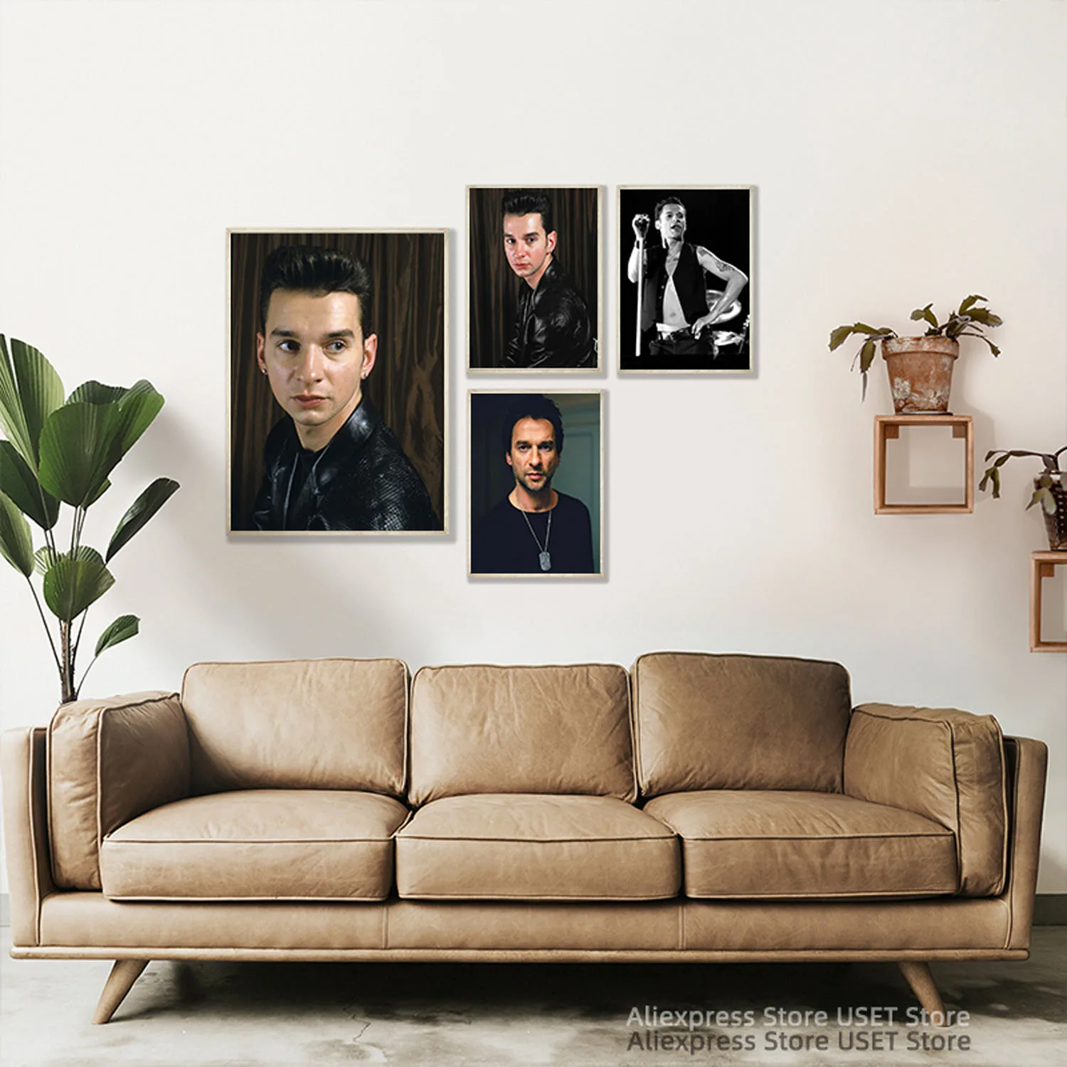 Dave Gahan , Singer Band Cover Album Music Star Celebrity Canvas Posters and Prints Canvases Painting Home Decoration