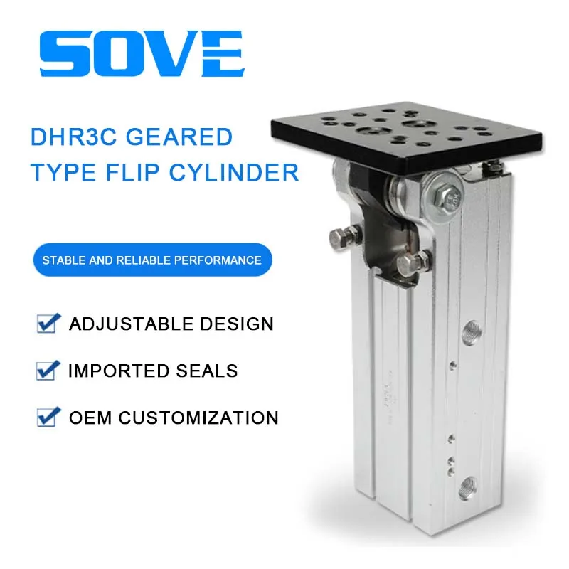 Robotic Arm Rack Side Position Group 32 40 Pneumatic Cylinders Side-position Cylinder Group BC 32 40 40 90 Deg view 5