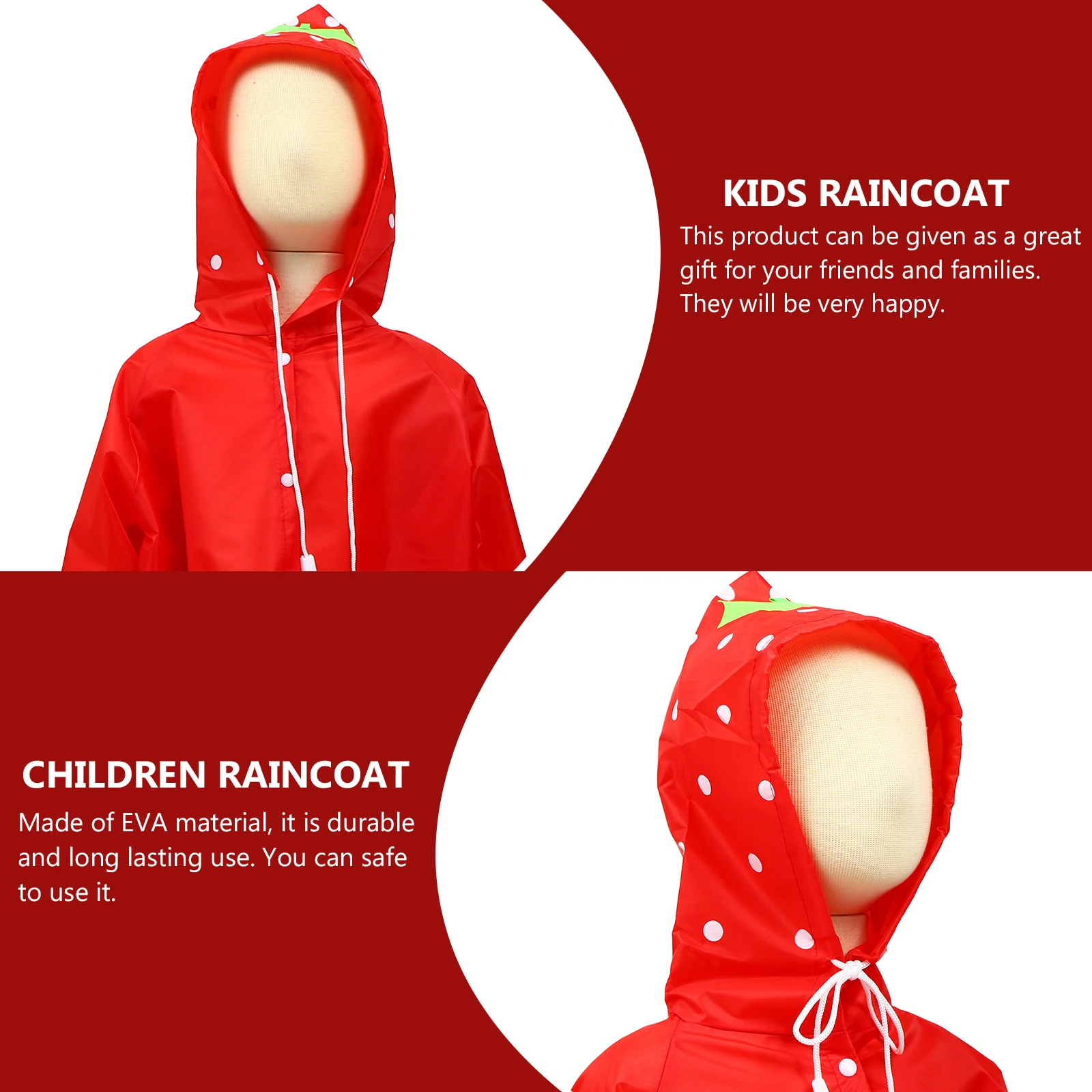 

Waterproof Raincoat Kids Rainwear Children Coats Girls Childrens Gear for Jacket