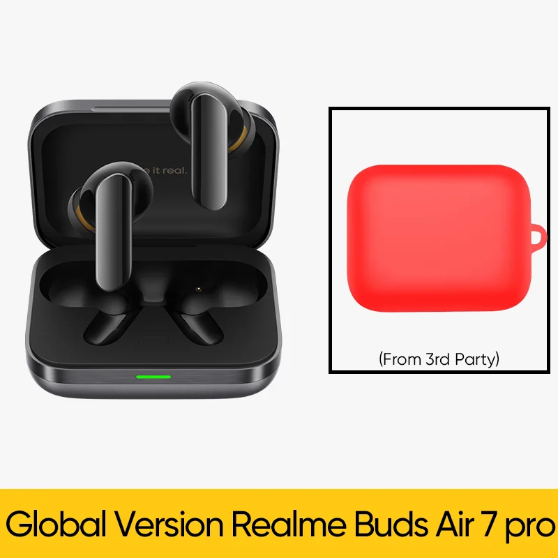 Original Global Version realme Buds Air 7 Pro TWS Earphone 53dB
