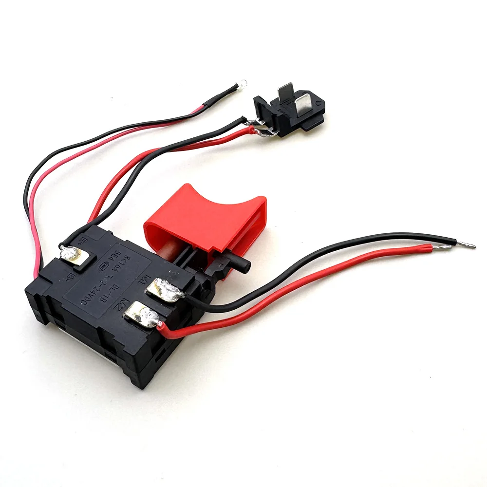 Suitable for Bosch GSR120-LI 10.8V Lithium Drill Charging Drill Switch Positive and Negative Speed Control Switch DC7.2-24V 8-16