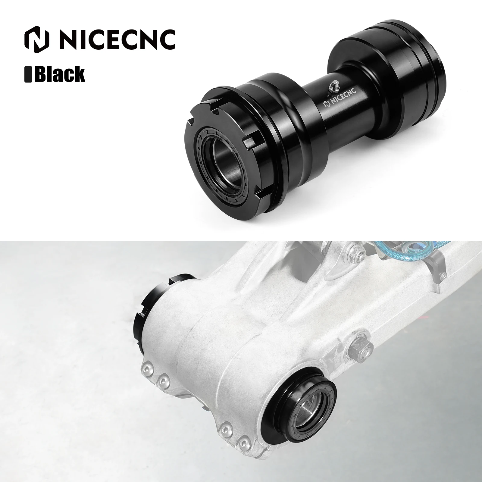 

NICECNC Rear Axle Bearing Carrier Housing For Yamaha Raptor 700 700R SE 2013-2025 2024 Aluminum ATV Accessories 1PE-25311-00-00