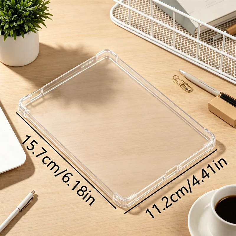 2026 NEUE Ultraschlanke Transparente TPU-Schutzhülle für Bigme B6 E-Reader 6 Zoll E-Book Tablet Rückseiten-Abdeckung Stoßfest Anti-Stoß-Schutzhülle