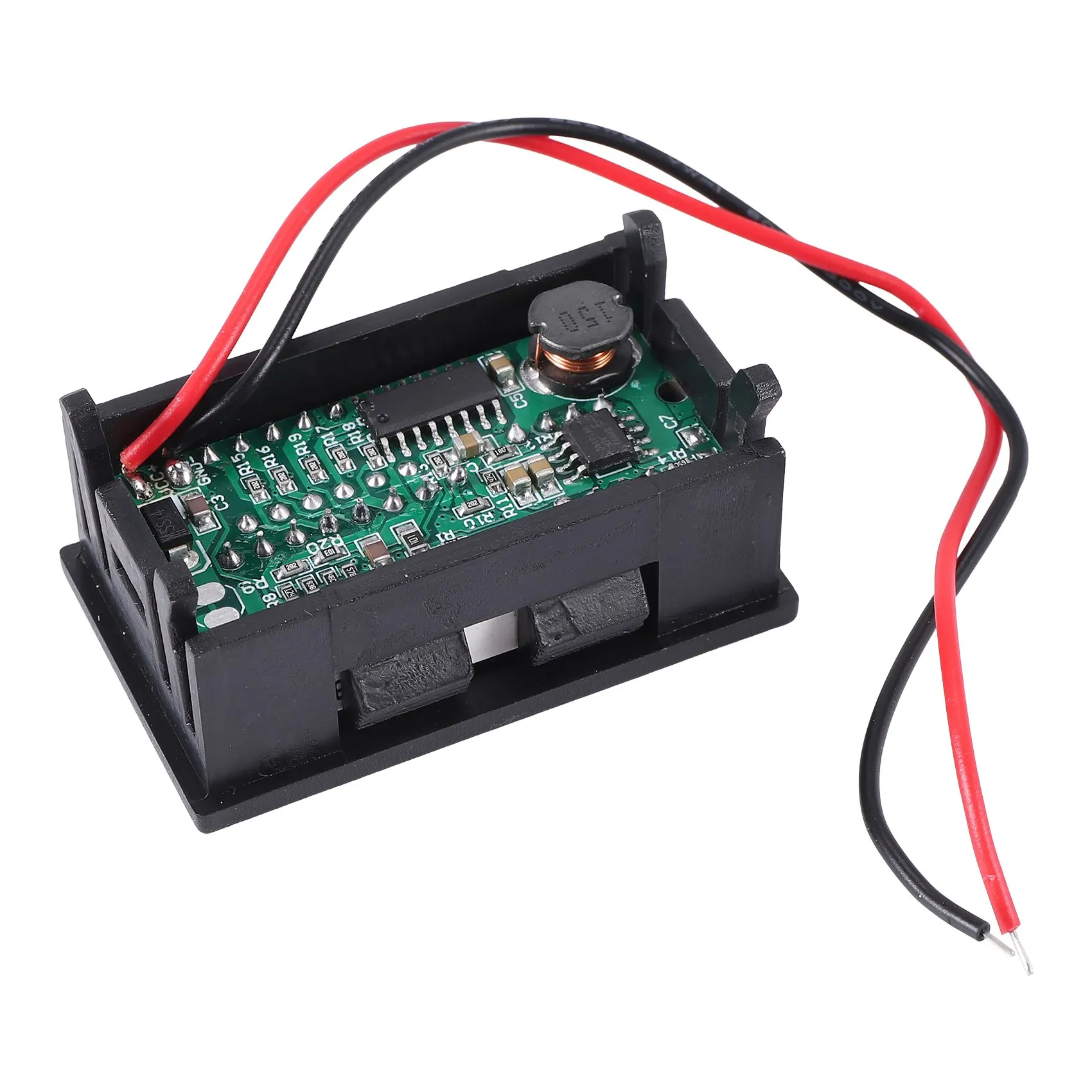

ABBN-Red Led Digital Display Voltmeter Mini Voltage Meter Volt Tester Panel For Dc 12V Cars Motorcycles Vehicles Usb 5V2a Output