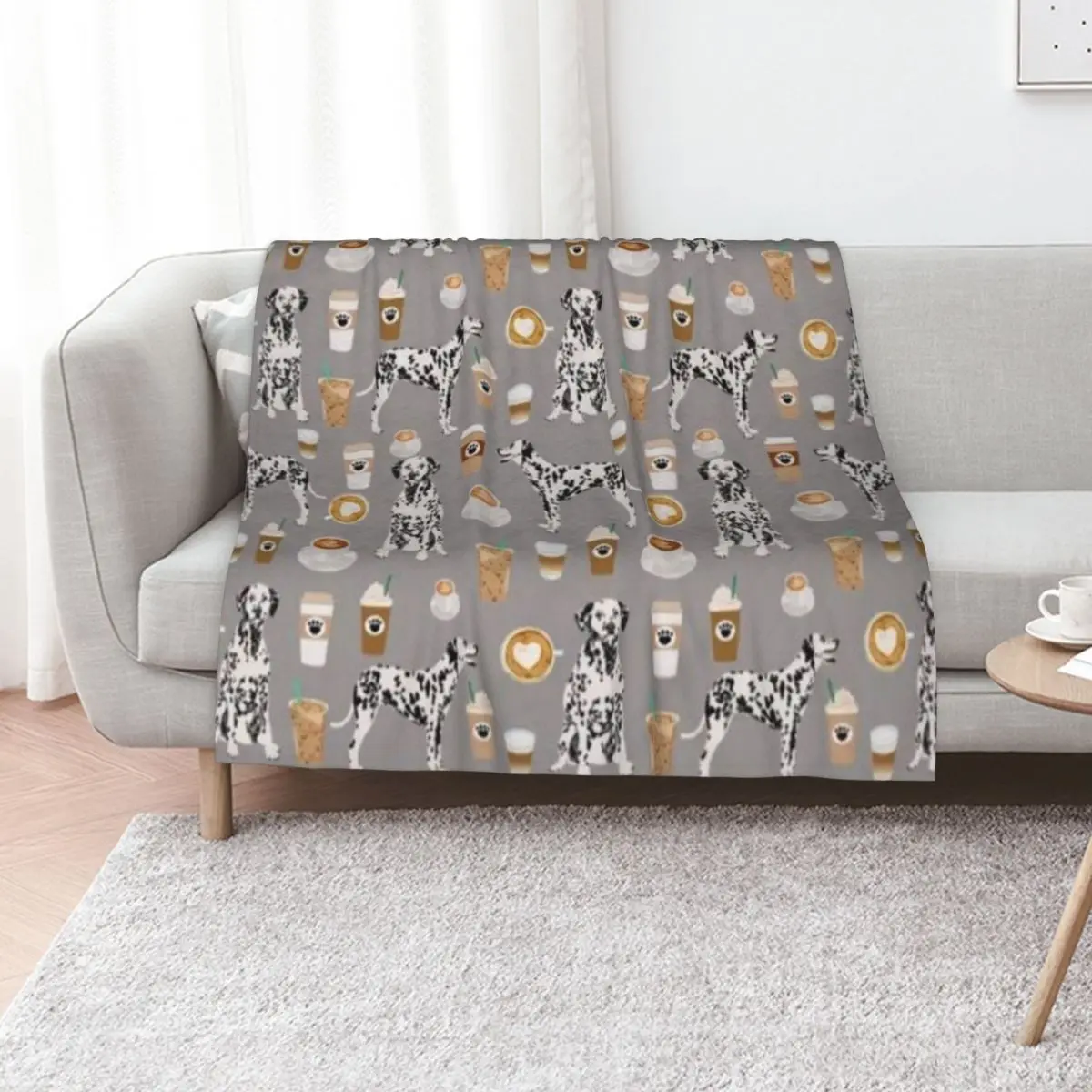 DALMATIAN Throw Blanket Soft Big decorative Sofa Single for babies Luxury Throw Blankets