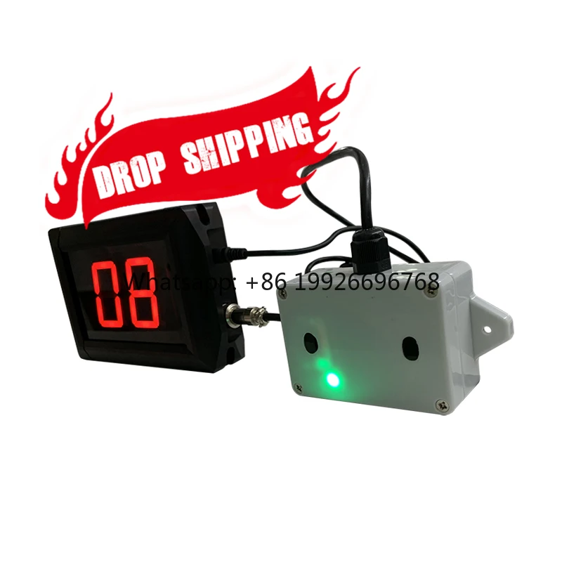 

Red Green Digital Display LED People Counter Infrared Beams Automatic Counter for Bus Subway Passenger Flow Counter