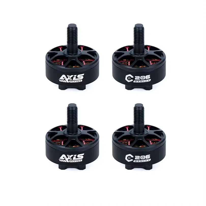 AXISFLYING 4 pz C206 V2 2006 2750KV FPV motore Brushless 6S Lipo 2.5mm albero 12 n14p per RC FPV MANTA3.6 FPV droni parti fai da te