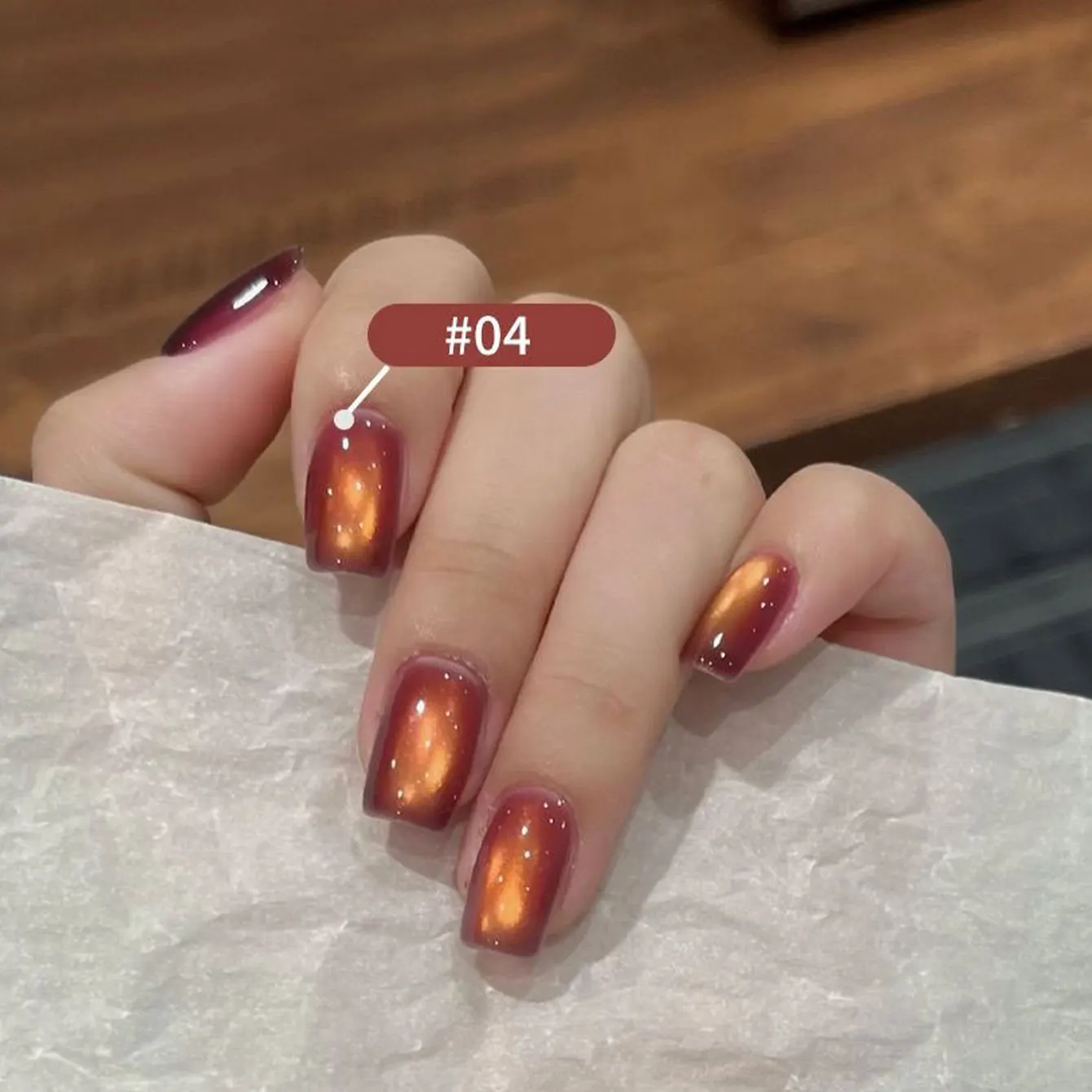 MIANEL 10ml 겨울 황혼 캣 아이 젤 네일 폴리시 그레이 옐로우 여성용 일상 사용 네일 아트 가을 및 봄 시즌에 적합