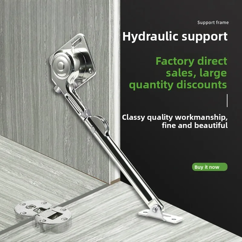 Soft Close Support Strut, Cabinet Door Lift Arm for Up & Down Flip Cabinet Door, 1 Pair 2