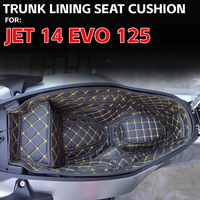 For SYM JET 14 EVO 125 150 200 Motorcycle Storage Box Leather Jet 14 Evo Sym Accessories Trunk Lining Seat Bucket Protector