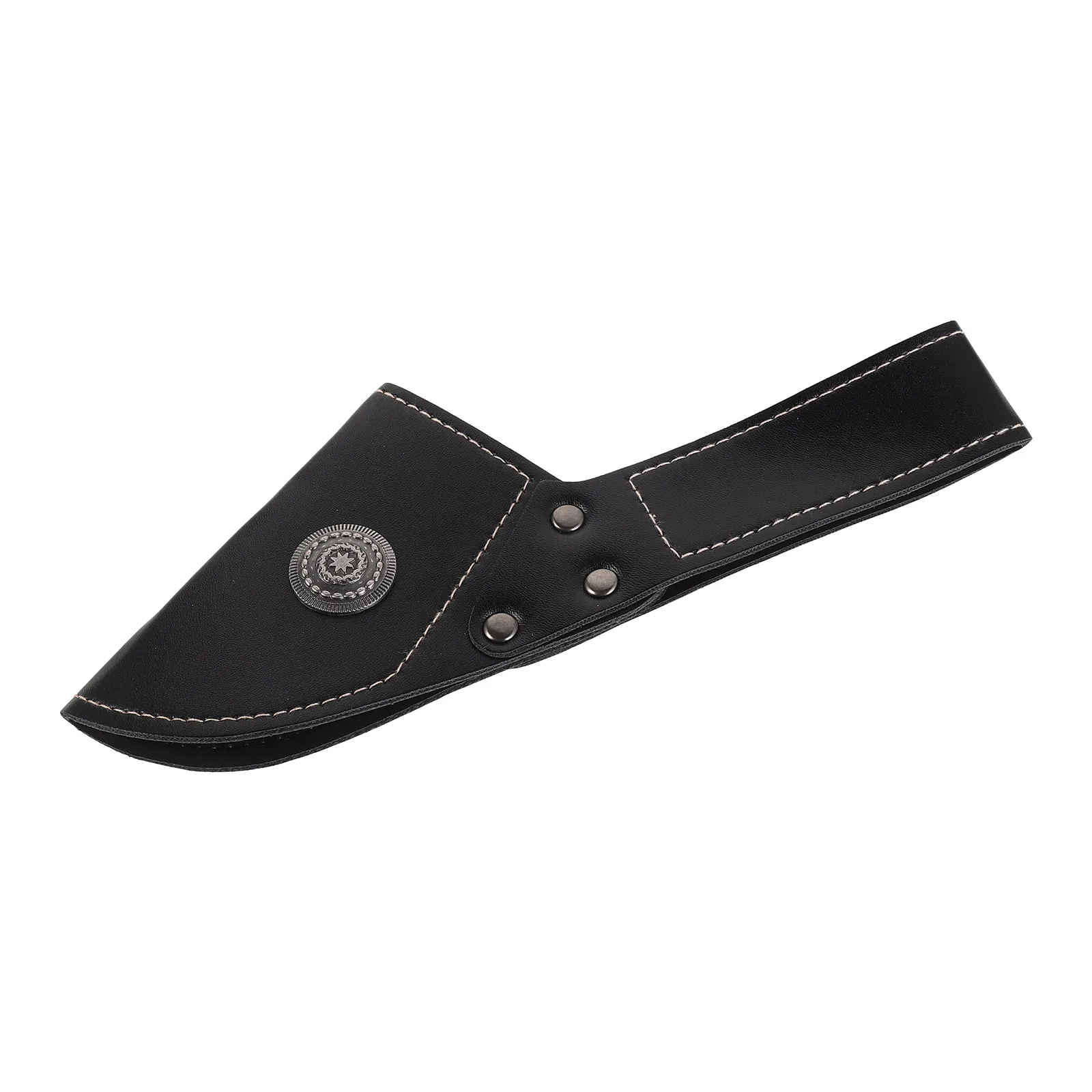 Camping Axe Blade Guard PU Sheath Snap Closure Outdoor Hatchet Edge Protector Safety Cover Chopping Bushcraft Forestry