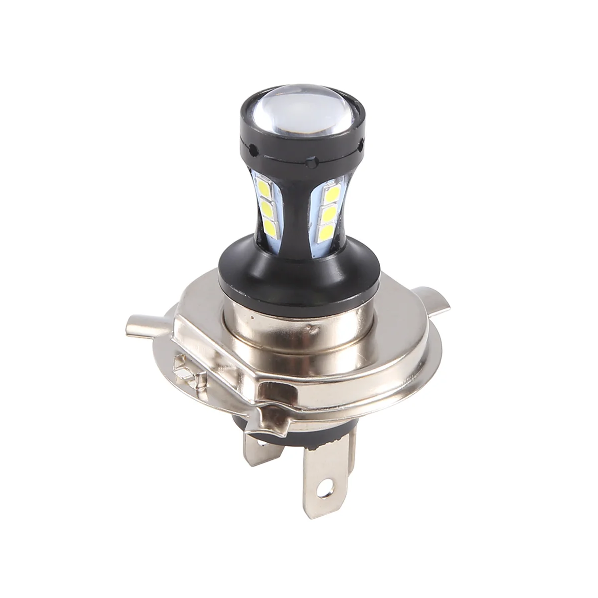 H4 Motorcycle 3030 LED Hi-Lo Beam Headlight Head Light Lamp Bulb 6500K 12-24v