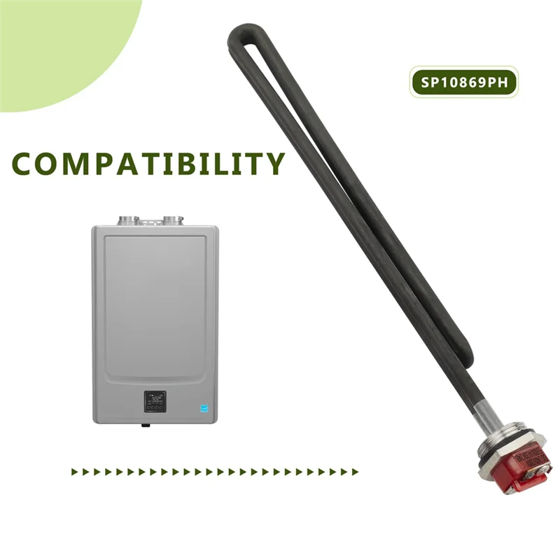 

A01F-SP10869PH Замена водонагревателя мощностью 5500 Вт для водонагревателя Rheem, R' Teknikler Zastępuje SP10552PH, SP10872PL