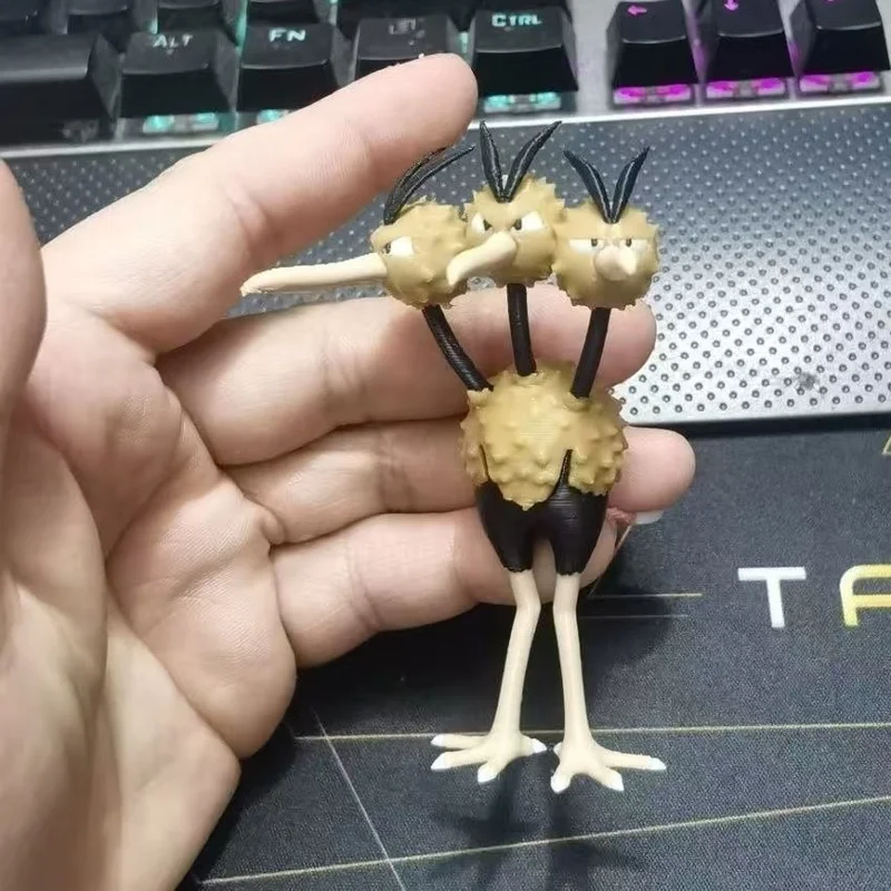 Dodrio-子供向けのアクションフィギュア,3Dプリント,漫画のキャラクター,比率の世界,DIY,誕生日プレゼント,1:20