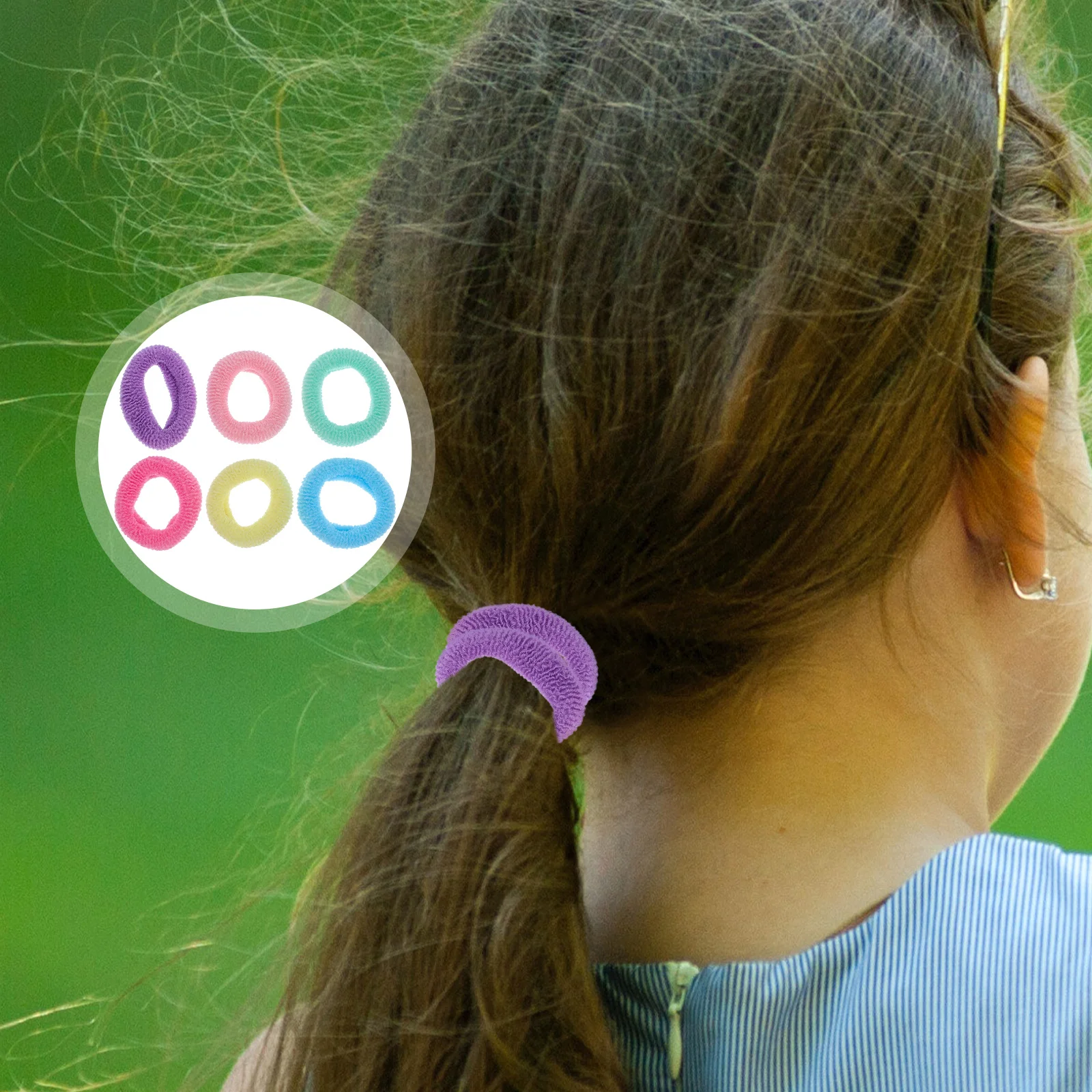 

80 Pcs Headband Towel Ring Rope Baby Girl Hair Accessories Little Fabric Girls Ties