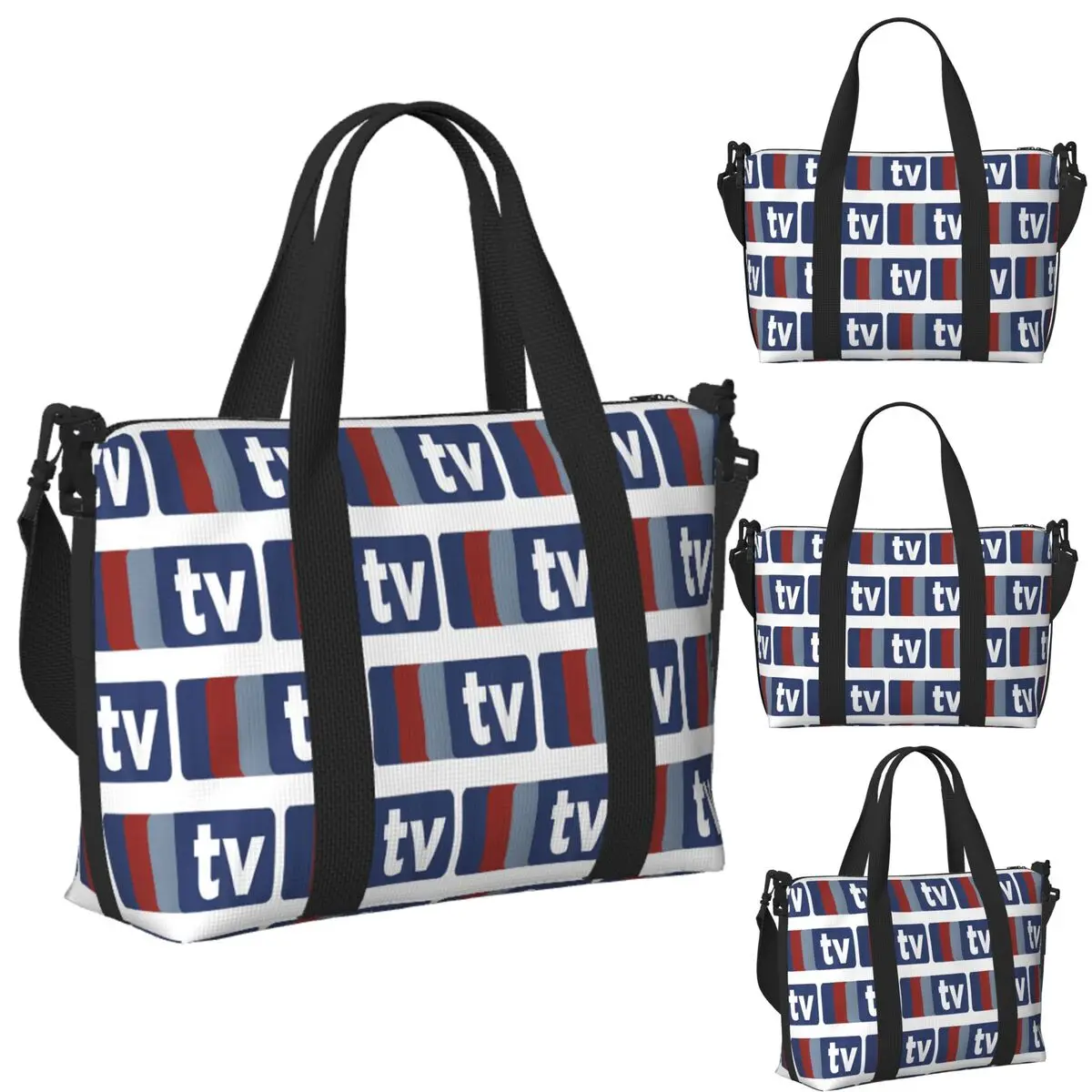 

Custom Corncob TV I Think You Should Leave Beach Travel Bag Large Capacity Tote Bags for Gym Women Shopping Duffle Shoulder Bag